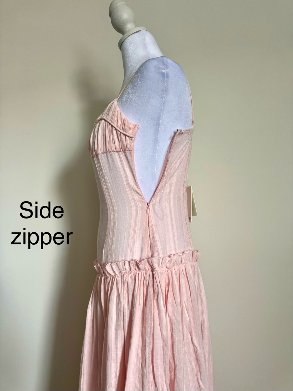 Peppermayo Blush Pink Maxi dress size 4 US - Picture 6 of 13